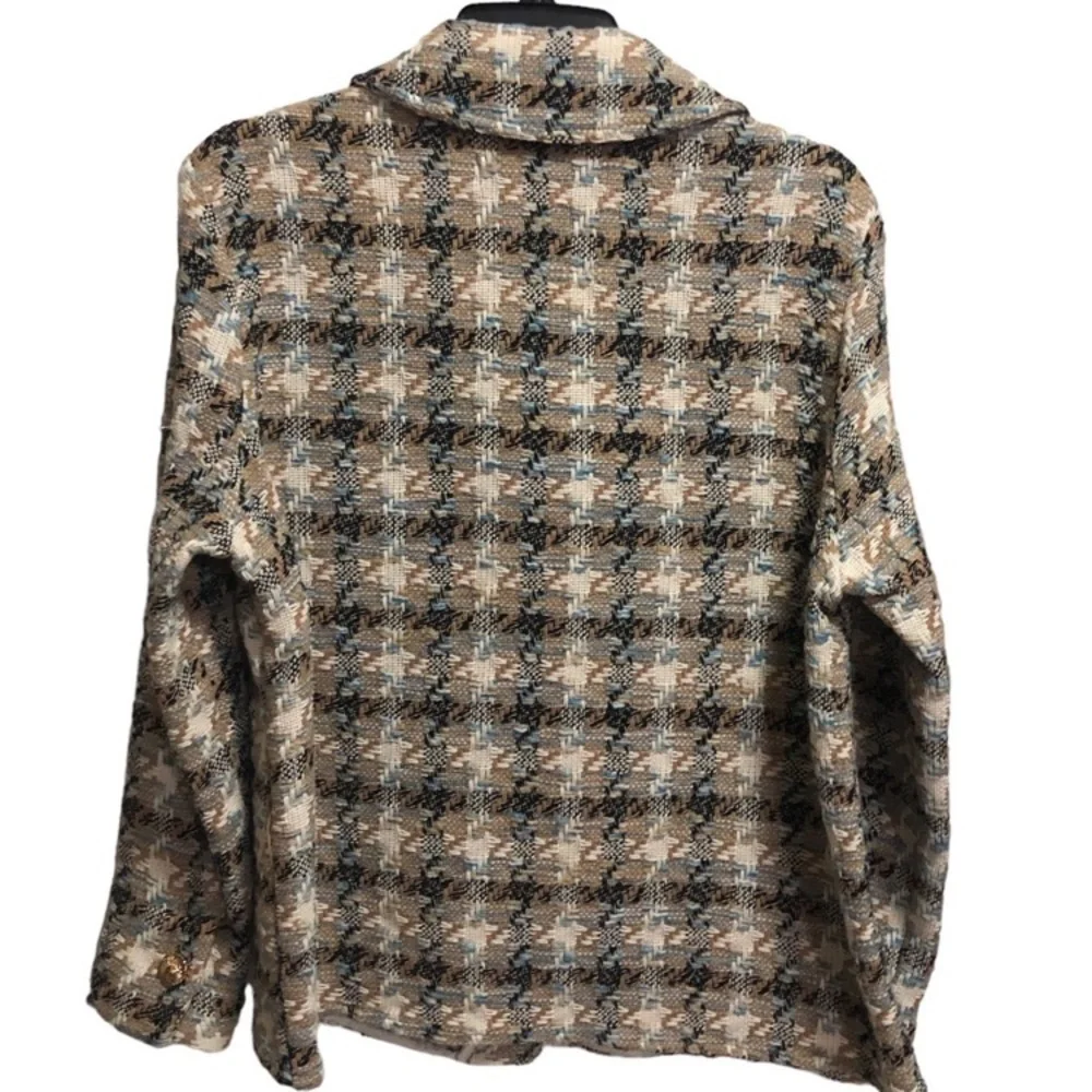 Zara Multi Color Button Front Shacket - Picture 10 of 11